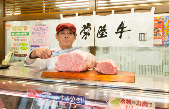 肉のイイジマ対面販売