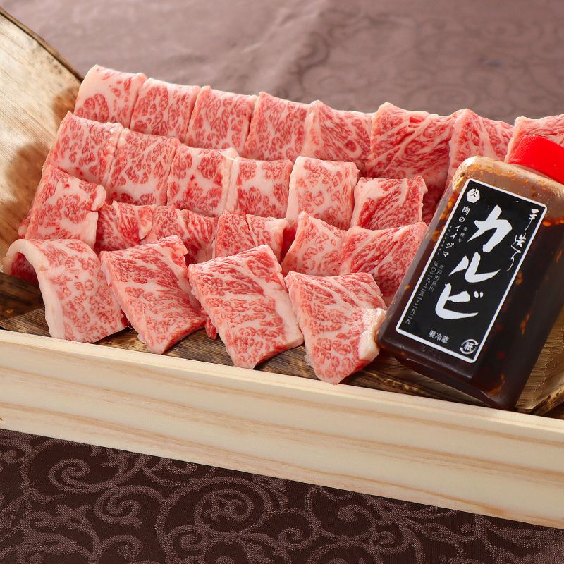 常陸牛焼肉カルビ300g木箱ギフト