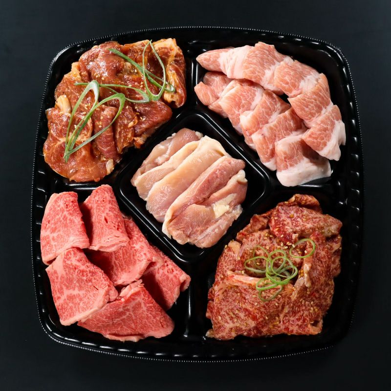 イイジマBBQプレート 焼肉セット ｜ 常陸牛 A5 牛肉 黒毛和牛 通販 お